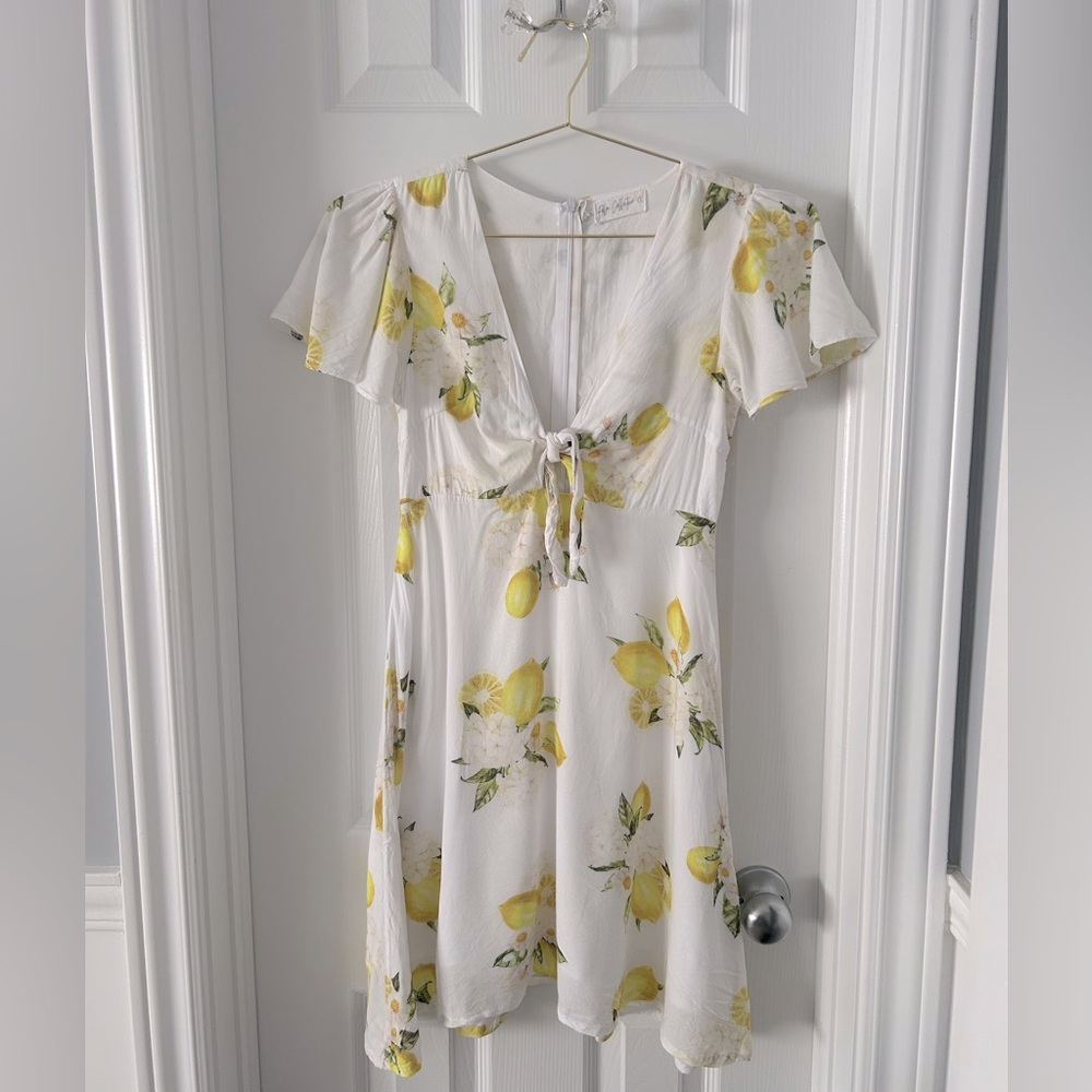 Lemon Palm Collective Front Tie Dress - S